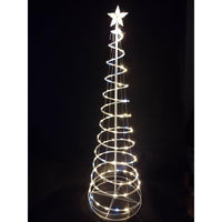 Celebrations LED 72 in. Spiral Cone with Star Yard Decor (Pack of 6)