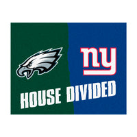 NFL House Divided - Eagles / Giants House Divided Rug