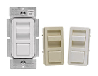 Leviton IllumaTech White 600 W Slide Dimmer Switch 1 pk