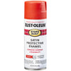 Rust-Oleum Stops Rust Satin Fire Red Enamel Spray Paint 12 oz (Pack of 6)