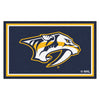 NHL - Nashville Predators Navy 4ft. x 6ft. Plush Area Rug