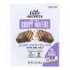 Little Secrets - Crispy Wafrs Dark Chocolate Sea Salt - Case of 6-3.5 OZ