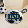 Notre Dame Soccer Ball Rug - 27in. Diameter