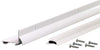 M-D White Vinyl Weatherstrip For Doors 36 in. L X 1.38 in.