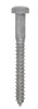 Hillman 1/2 in. X 4-1/2 in. L Hex Hot Dipped Galvanized Steel Lag Screw 25 pk