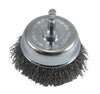 Forney 3 in. D X 1/4 in. Coarse Steel Crimped Wire Cup Brush 6000 rpm 1 pc