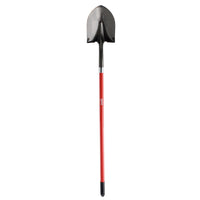 Bond 58 in. Carbon Steel Square Shovel Fiberglass Handle