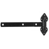 National Hardware 12 in. L Black Steel Heavy Duty Spear T Hinge 1 pk