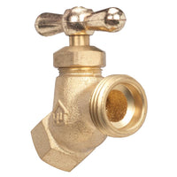 Homewerks 1/2 in. FIP X 3/4 in. MHT Brass No-Kink Hose Bibb