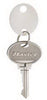 Master Lock Plastic White Round Key Tag