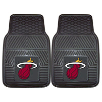 NBA - Miami Heat Heavy Duty Car Mat Set - 2 Pieces