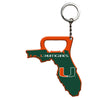 University of Miami Keychain Bottle Opener