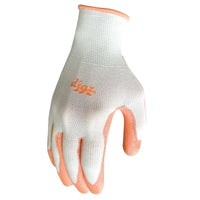 Digz M Polyurethane Coating Stretch Fit Gray/Orange Gardening Gloves