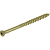 Hillman Power Pro No. 8 X 2-1/2 in. L Star Bronze Ceramic Trim Screws 1 lb 128 pk