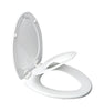 Mayfair by Bemis NextStep2 Slow Close Elongated White Enameled Wood Toilet Seat