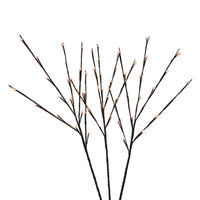 Celebrations LED Warm White Lighted Brown Twigs 32 in. Yard Decor (Pack of 12)