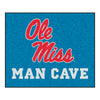 University of Mississippi (Ole Miss) Light Blue Man Cave Rug - 5ft. x 6ft.