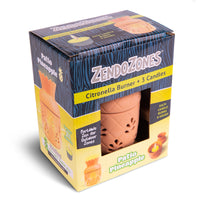 JT Eaton ZendoZones Citronella Candle Burner Candle For Mosquitoes 1 pk