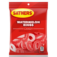 Sathers Chuckles Melon Rings Gummi Candy 3-3/4 oz. (Pack of 12)