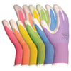 Bellingham Glove NT3700ACL Large Nitrile Garden Gloves Assorted Colors