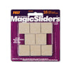 Magic Sliders Felt Self Adhesive Protective Pads Oatmeal Square 1 in. W X 1 in. L  (Pack of 6)