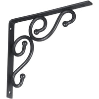 773BC 7â€ x 8â€ Shelf Bracket - Black