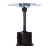 Living Accents Bronze Steel 48000 BTU Propane Free Standing Patio Heater 91 H x 32.3 W x 32.3 D in.