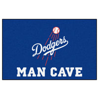 MLB - Los Angeles Dodgers Ball Man Cave Rug - 19in. x 30in.