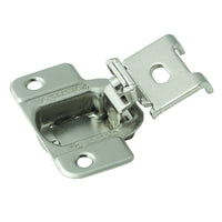 Amerock 2-5/16 in. W X 2-3/8 in. L Nickel Steel Overlay Hinge 2 pk