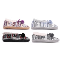 Muk Luks Women's Ballerina Slippers Assorted Assorted (Pack of 24)