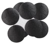 Softtouch Plastic Self Adhesive Gripper Pad Black Round 1 1/2 in. W 4 pk