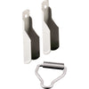 Prime-Line White Aluminum 3/8 in. W X 1-1/2 in. L Window Frame Fasteners 1 pk