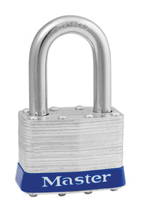 Master Lock 1-1/2 in. H X 1-1/8 in. W X 2 in. L Steel Pin Tumbler Padlock Keyed Alike