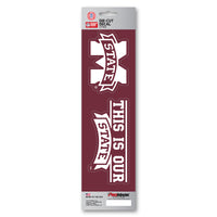 Mississippi State University 2 Piece Decal Sticker Set