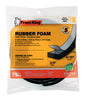 Frost King Black Rubber Foam Weather Seal For Doors and Windows 10 ft. L X 0.32 in.