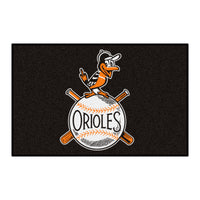 MLB - Baltimore Orioles  Retro Collection Rug - 19in. x 30in. - (1954)