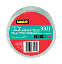 3M Scotch 2 in. W X 50 yd L Foil Tape Silver