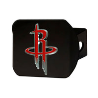 NBA - Houston Rockets Black Metal Hitch Cover - 3D Color Emblem