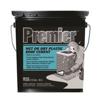 Premier Black Asphalt Wet/Dry Surface Roof Cement 4.75 gal