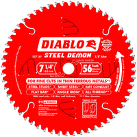 Diablo Steel Demon 7-1/4 in. D X 5/8 in. TiCo Hi-Density Carbide Metal Saw Blade 56 teeth 1 pk