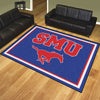 Southern Methodist University 8ft. x 10 ft. Plush Area Rug