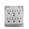 Projex Grounded 6 outlets Adapter 1 pk