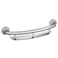 GRAB BAR W/ SHELF CHROME