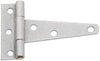 National Hardware 3 in. L Galvanized Steel T Hinge 2 pk