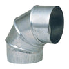 Imperial Manufacturing 6 in. Dia. x 6 in. Dia. Adjustable 90 deg. Galvanized Steel Elbow Exhaust (Pack of 8)