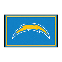 NFL - Los Angeles Chargers 4ft. x 6ft. Plush Area Rug