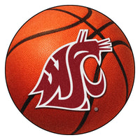 Washington State University Basketball Rug - 27in. Diameter