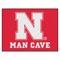 University of Nebraska Man Cave Rug - 34 in. x 42.5 in.