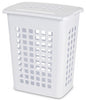 Sterilite White Plastic Laundry Hamper (Pack of 4)