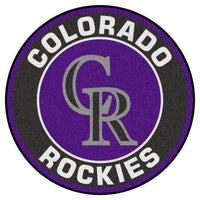 MLB - Colorado Rockies Roundel Rug - 27in. Diameter